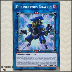 Dillingerous Dragon - DANE-EN041 - Common 1st Edition Yugioh - Image 1