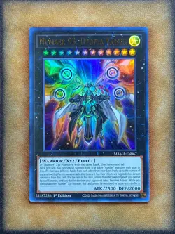 Yugioh Number 93: Utopia Kaiser MAMA-EN067 Ultra Rare 1st Ed NM - Image 1