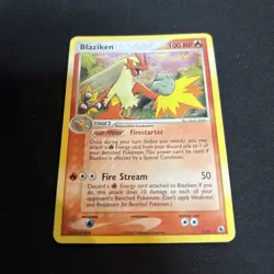 2004 Blaziken 3/109 - Ruby & Sapphire Rare - Holo Rare - Vintage Pokemon TCG NM - Image 2