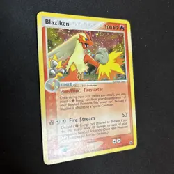 2004 Blaziken 3/109 - Ruby & Sapphire Rare - Holo Rare - Vintage Pokemon TCG NM - Image 4