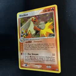 2004 Blaziken 3/109 - Ruby & Sapphire Rare - Holo Rare - Vintage Pokemon TCG NM - Image 5