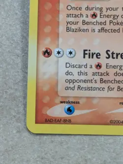 Pokemon Blaziken Ex Ruby And Sapphire Holo 3/109 🔥🔥🔥 - Image 5