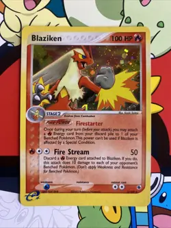 Pokemon Blaziken Ex Ruby And Sapphire Holo 3/109 LP+ - Image 1