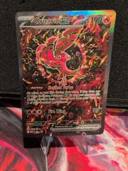 2025 Pokemon Phantasmal Flames Promo Card 024 Oricorio EX from Charizard UPC . - Image 1