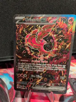 2025 Pokemon Phantasmal Flames Promo Card 024 Oricorio EX from Charizard UPC . - Image 1