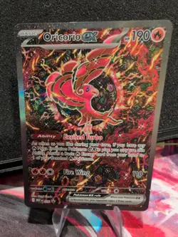 2025 Pokemon Phantasmal Flames Promo Card 024 Oricorio EX from Charizard UPC . - Image 1