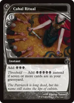 MTG English Cabal Ritual (Future Sight) NM Foil Mystery Booster 2 - Image 1