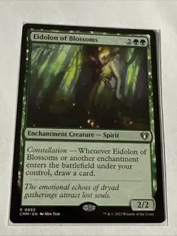 1x MTG Eidolon of Blossoms - Commander Masters (CMM) #892 - Magic the Gathering - Image 1