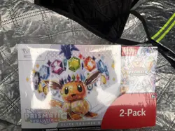 Pokemon TCG Prismatic Evolutions Costco 2 Pack - ETB + Booster Bundle SEALED NEW - Image 1