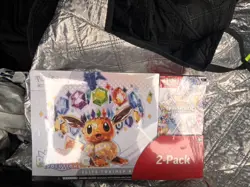 Pokemon TCG Prismatic Evolutions Costco 2 Pack - ETB + Booster Bundle SEALED NEW - Image 5
