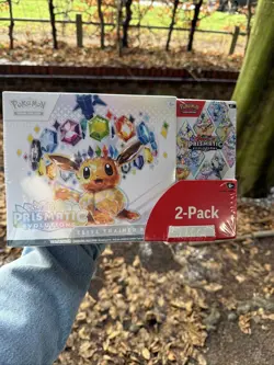 Pokemon TCG Prismatic Evolutions Costco Bundle ETB + Booster Bundle New & Sealed - Image 2