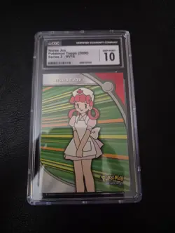 Nurse Joy Pokemon Topps (2000) Series 3 - HV16. Graded CGC 10 - Image 1