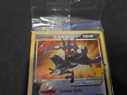 Pokemon TCG Greninja Gold Star SWSH144 Celebration Promo Swirl Sealed - Image 2