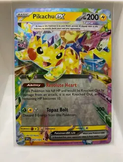 Pokemon Surging Sparks - Pikachu ex 057/191 - Double Rare - Image 1