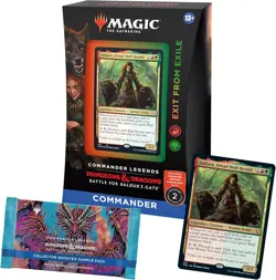 Magic Commander Legends Battle for Baldur's Gate Deck - Exit from Exile MTG NEW - Image 1