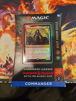 Magic Commander Legends Battle for Baldur's Gate-Exit from Exile Commander Deck - Image 1