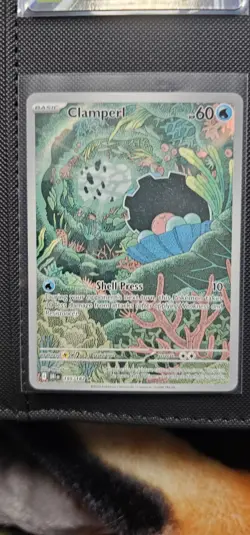 Clamperl 195/182 NM Holo Illustration Rare Destined Rivals Pokemon Card English - Image 1