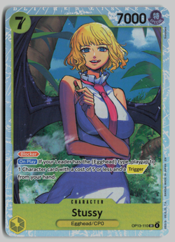 Stussy OP13-110 x4 Playset - Carrying On His Will - One Piece TCG - English - Image 1