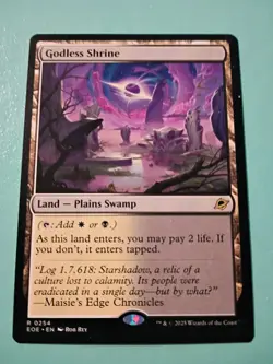 Godless Shrine, Rare, Edge of Eternities, Land, Regular, #254, MTG - Image 1