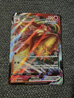 Pokemon TCG Blaziken VMAX Holo Ultra Rare Card 21/198 Chilling Reign Near Mint - Image 1