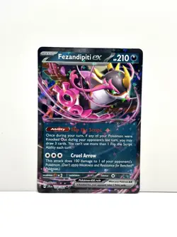 Pokemon TCG Fezandipiti EX 038/064 SV Shrouded Fable - Double Rare Holo- NM - Image 1