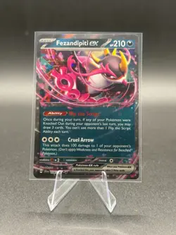 Pokemon TCG Fezandipiti EX 038/064 SV Shrouded Fable - Double Rare Holo- NM - Image 1