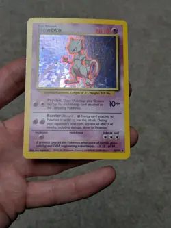 Pokemon TCG - Mewtwo 10/102 Base Set Holo Rare - LIGHTLY PLAYED - Image 3