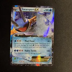 Pokemon Card Swampert EX XY55 Promo LP - Image 1