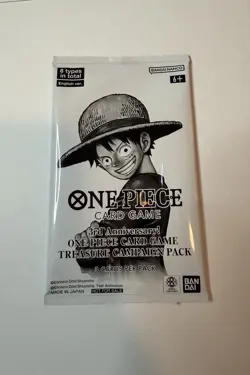 3rd Anniversary Treasure Campaign Pack One Piece Card Game English Sealed x14 - Image 3