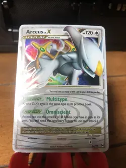 Pokemon TCG 2009 Platinum Arceus LV.X Ultra Rare Holo Card 94/99 HP Condition - Image 1
