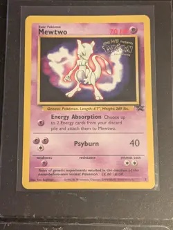 WB Presents POKEMON The First Movie BLACK STAR PROMO SET of 4 cards 1999 NM/M - Image 2