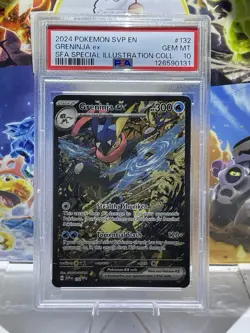 POKEMON CARD - GRENINJA EX SVP 132 SHROUDED FABLE COLLECTION BOX PROMO PSA 10 - Image 1
