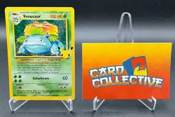 Pokemon Venusaur 15/102 - Celebrations: Classic Collection Holo Rare 2021 - LP - Image 1