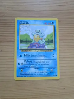 Pokemon Base Set Starter Lot - Bulbasaur, Squirtle, Charmander - WOTC Vintage MP - Image 5