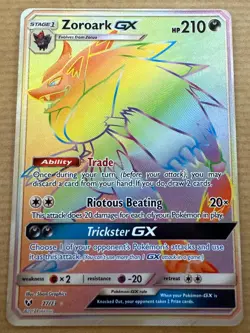 Zoroark GX 77/73 - Pokemon Shining Legends Secret Rare Pokemon Card NM/Mint - Image 1