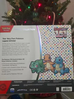 NEW Nintendo Pokemon TCG Scarlet & Violet - 151 Poster Collection Box - 3 Packs 820650853166 - Image 4