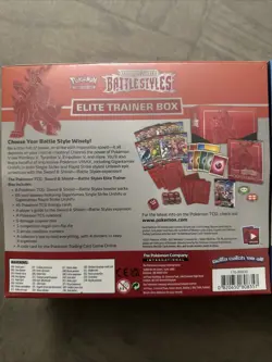 Pokemon Sword & Shield Battle Styles Elite Trainer Box ETB Lot of 2 (New Sealed) - Image 3