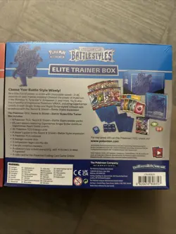 Pokemon Sword & Shield Battle Styles Elite Trainer Box ETB Lot of 2 (New Sealed) - Image 4