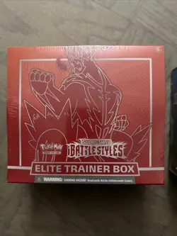 Pokemon Sword & Shield Battle Styles Elite Trainer Box ETB Lot of 2 (New Sealed) - Image 5