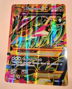Mega M Rayquaza EX - 98/98 - Ancient Origins Full Art Gold - Jumbo Pokemon Card - Image 1