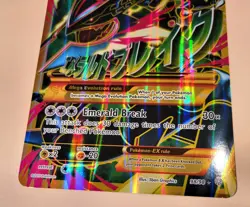 Mega M Rayquaza EX - 98/98 - Ancient Origins Full Art Gold - Jumbo Pokemon Card - Image 3