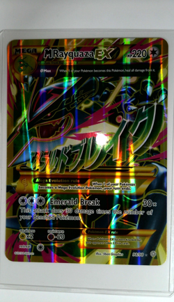 Mega M Rayquaza EX Jumbo Promo 98 98/99 Holo Pokemon Tcg 2015 - Image 1