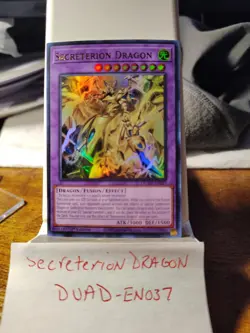 Yugioh! Secreterion Dragon - DUAD-EN037 - Ultra Rare - 1st Edition - NM - Image 1