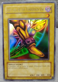 Yu-Gi-Oh! - Left Leg Of The Forbidden One - Ultra Rare / Holo - LOB-121 #Feb10 - Image 1