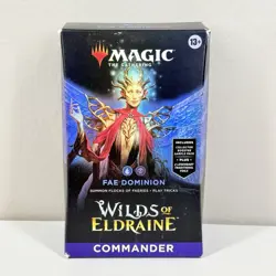 Magic The Gathering Commander Deck Fae Dominion Wilds Of Eldraine New Sealed - Image 1