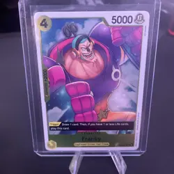 Franky OP07-107 Alt Art R Card Game 500 Years in the Future, One Piece - Image 3