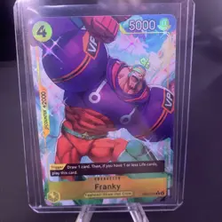 Franky OP07-107 Alt Art R Card Game 500 Years in the Future, One Piece - Image 4
