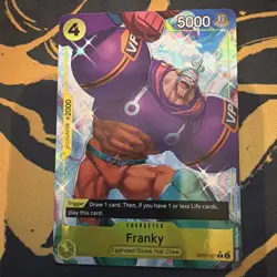 Franky OP07-107 Alt Art R Card Game 500 Years in the Future One Piece - Image 1