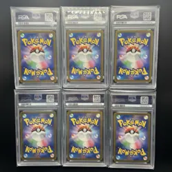 PSA 10 Complete Set Of 6 SEQ Pikachu 020/M-P McDonald's Promo Pokemon Card JPN - Image 2