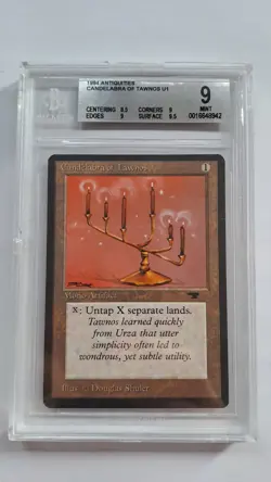 Candelabra of Tawnos Antiquities MTG Magic the Gathering Card NM Near Mint BGS 9 - Image 1